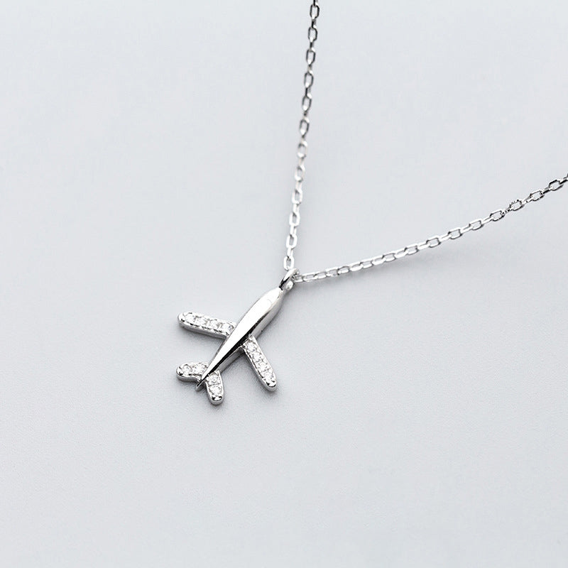 My Hope Airplane Plane Necklace