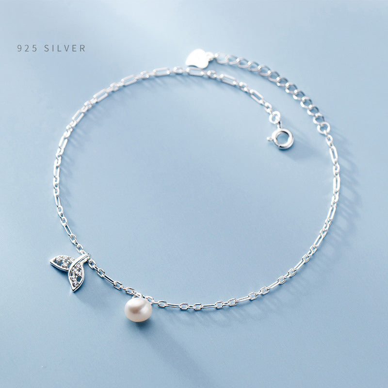 Elegant Mermaid Tail Charms Anklet