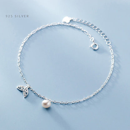 Elegant Mermaid Tail Charms Anklet