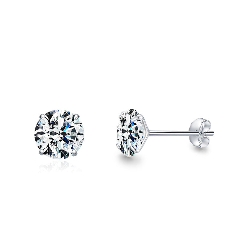 Sparkling Stud 925 Sterling Earrings