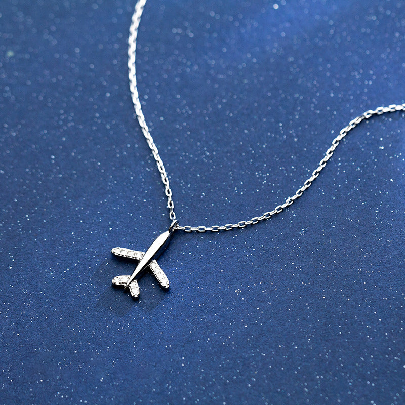 My Hope Airplane Plane Necklace