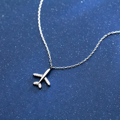 My Hope Airplane Plane Necklace