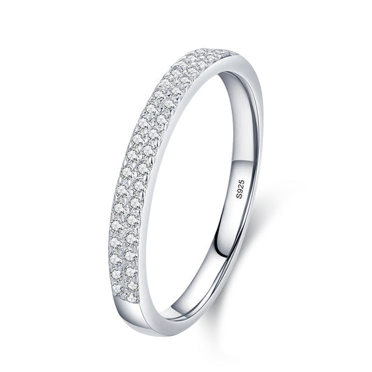 Classic Sparkling Zirconia Elegant Ring