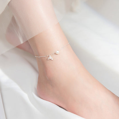 Elegant Mermaid Tail Charms Anklet