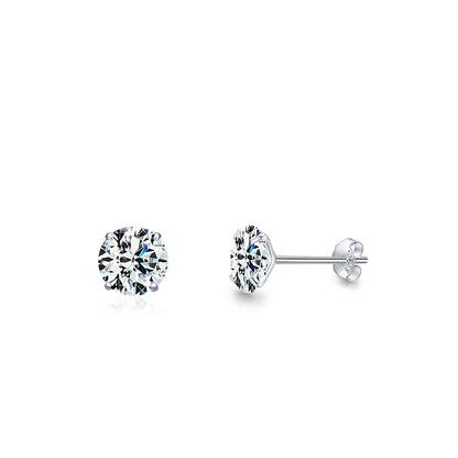 Sparkling Stud 925 Sterling Earrings