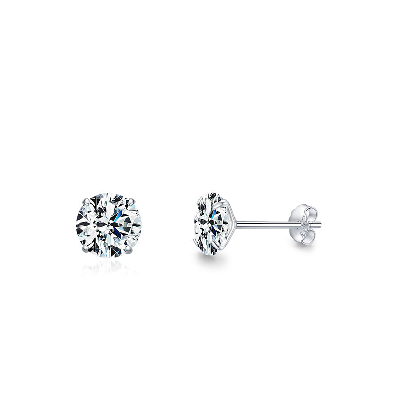 Sparkling Stud 925 Sterling Earrings