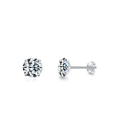 Sparkling Stud 925 Sterling Earrings