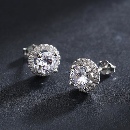 Luxury Cubic Zirconia Stud Earrings