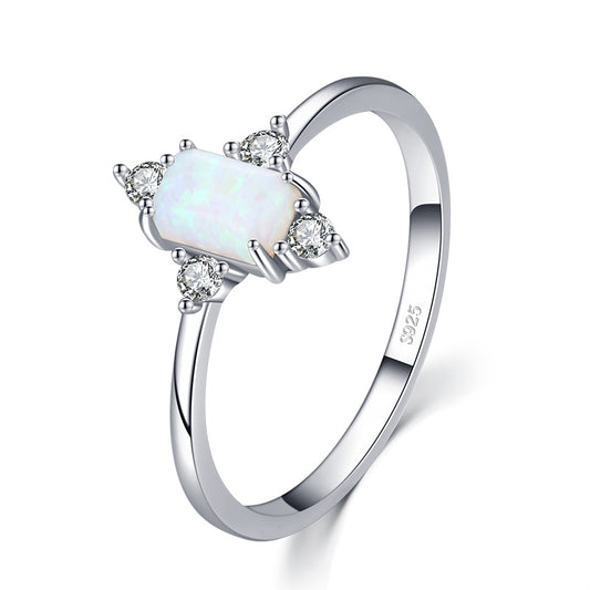 Crown Opal Classic Ring