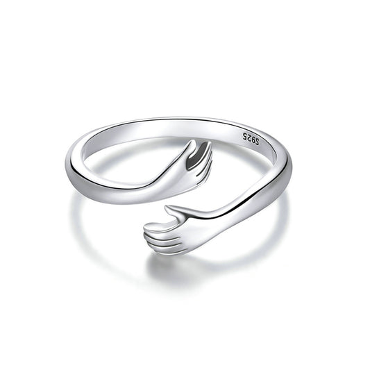 Big Loving Hugs Sterling Silver Ring